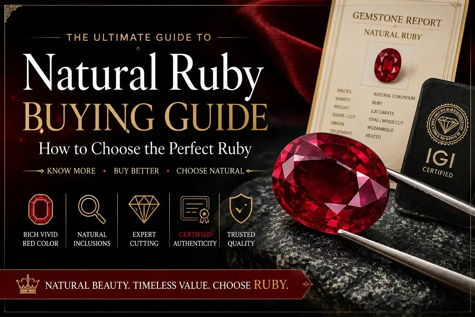 Natural Ruby Buying Guide: How to Choose the Perfect Ruby