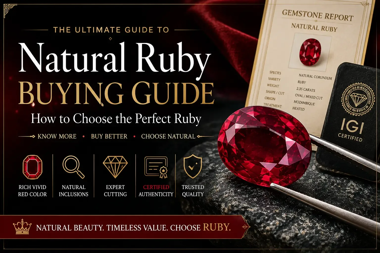 Natural Ruby Buying Guide: How to Choose the Perfect Ruby