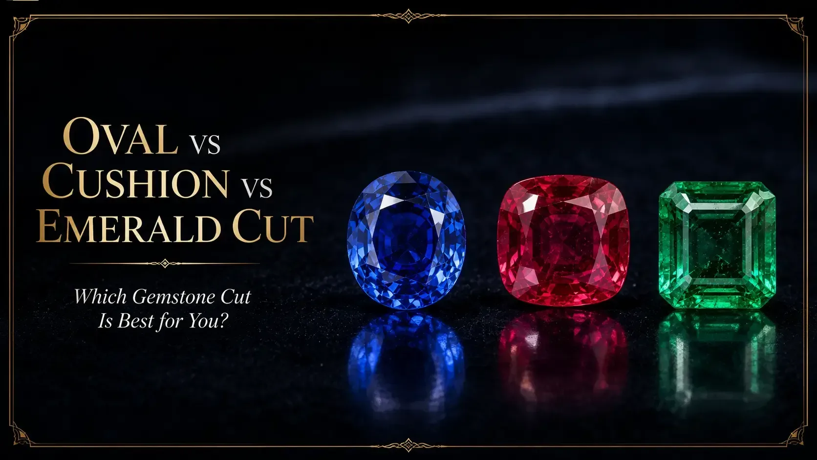 Oval vs Cushion vs Emerald Cut: Which Gemstone Cut Is Best for You?