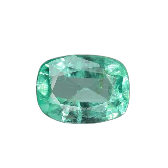 0.68 cts Untreated Cushion Emerald