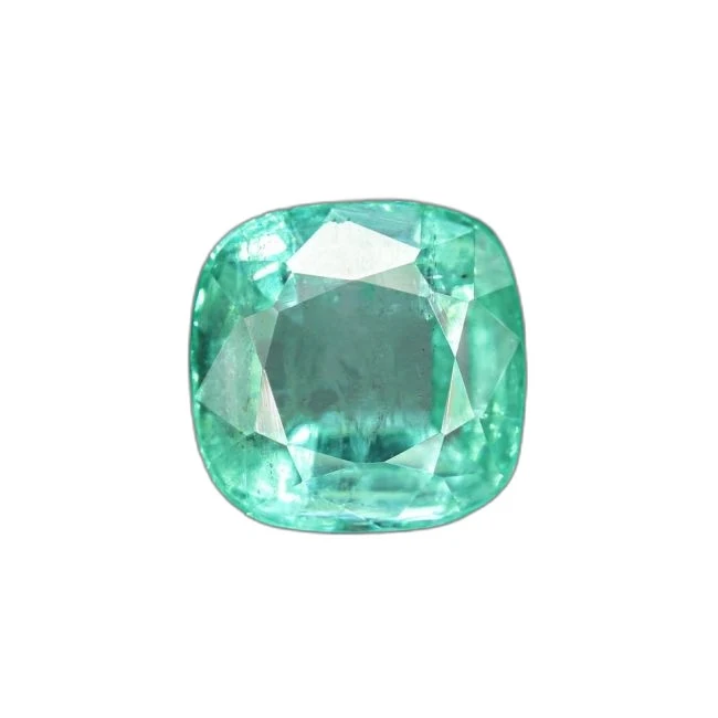 1.42 cts Untreated Cushion Emerald
