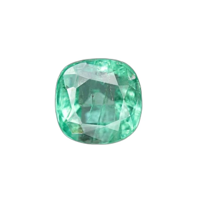 0.8 cts Untreated Cushion Emerald