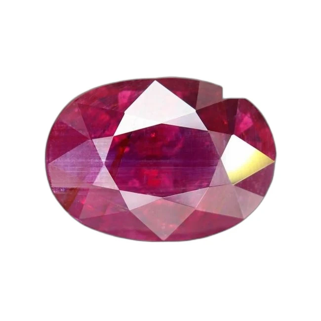 3.23 cts Untreated Oval Ruby