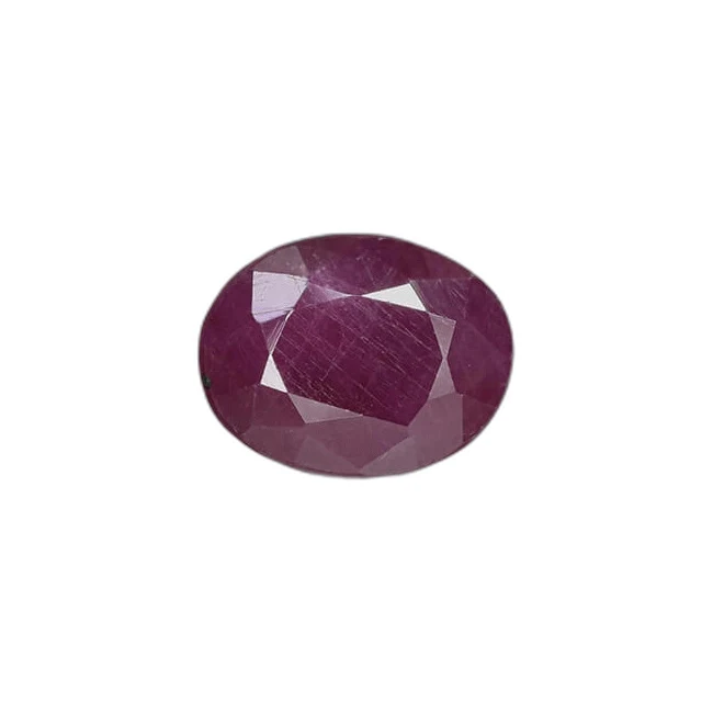 6.61 cts Untreated Oval Ruby