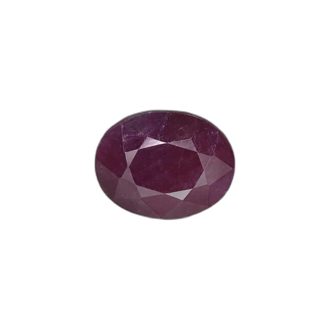 7.63 cts Untreated Oval Ruby
