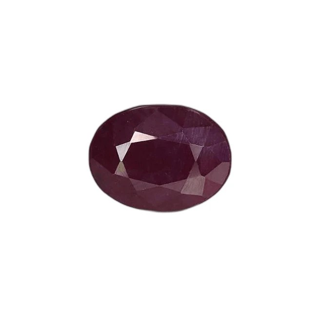 7.24 cts Untreated Oval Ruby