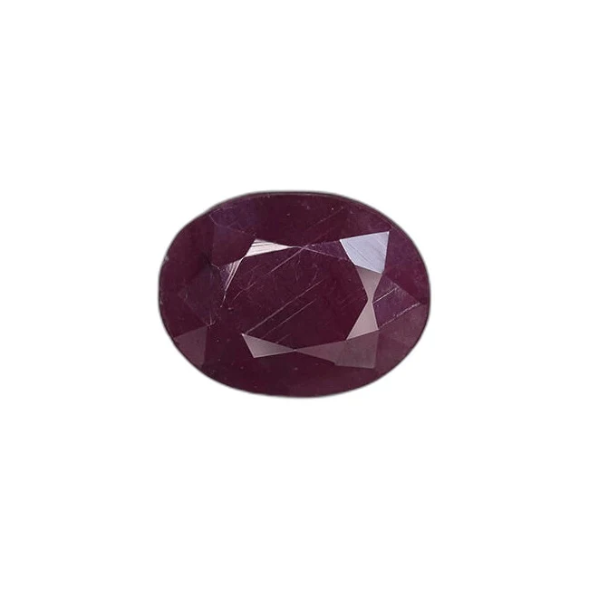 7.37 cts Untreated Oval Ruby