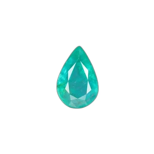 2.57 cts Untreated Pear Emerald