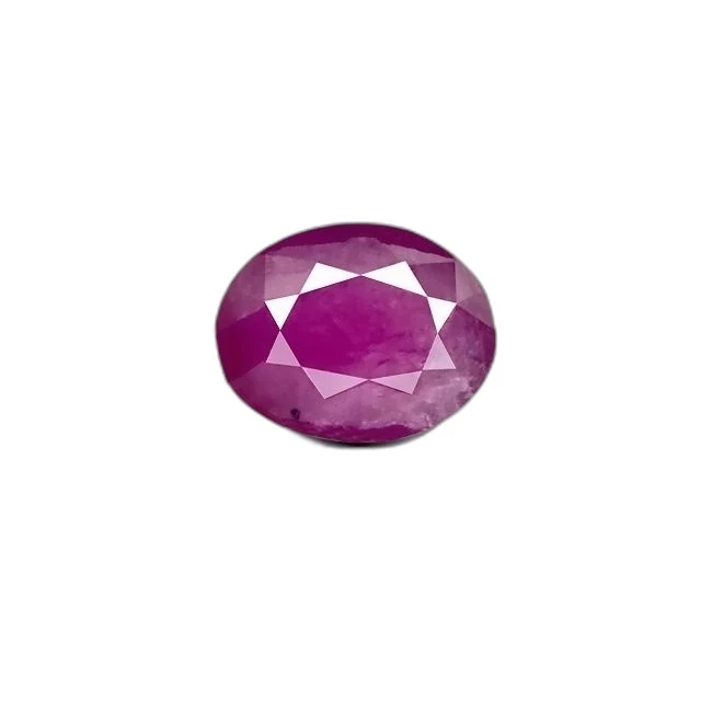 3.21 cts Untreated Oval Ruby
