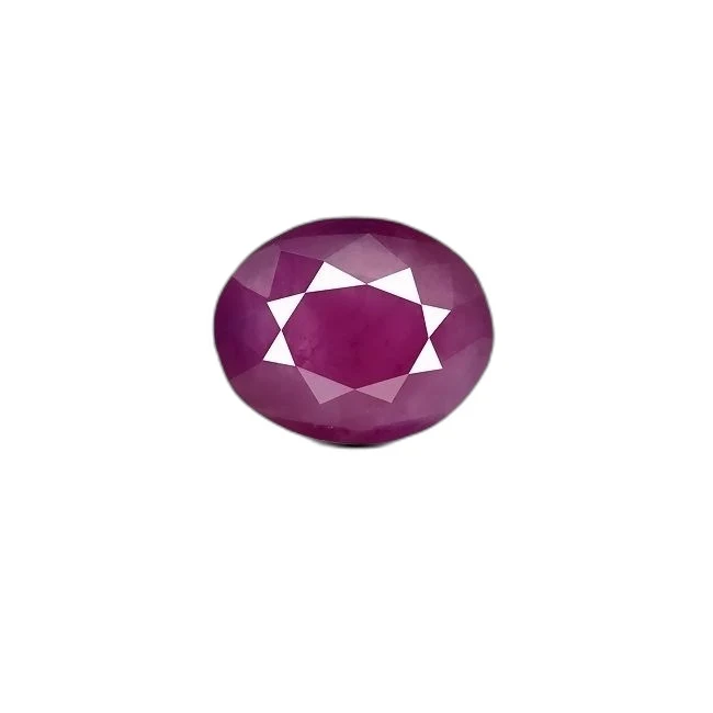 3.91 cts Untreated Oval Ruby