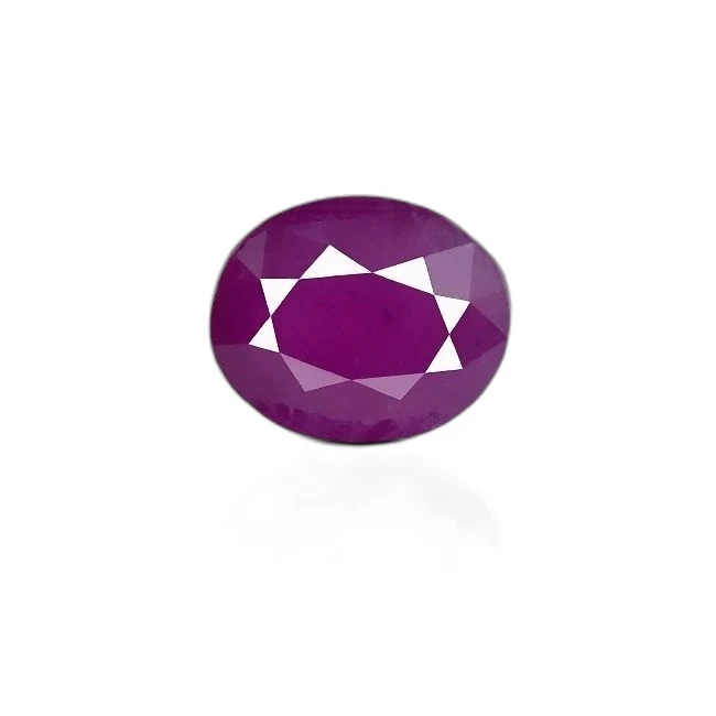 3.41 cts Untreated Oval Ruby
