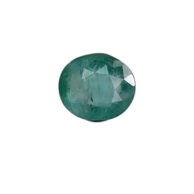 3.92 cts Untreated Round Emerald