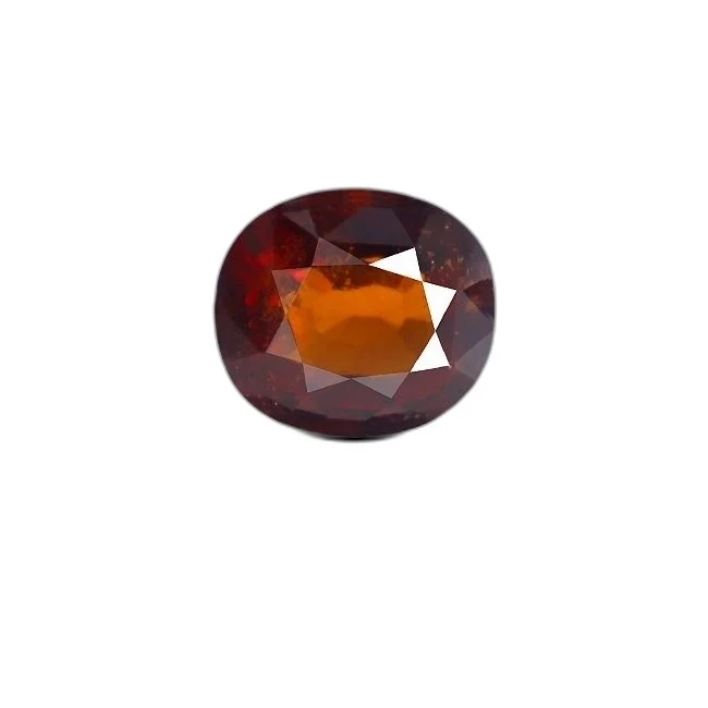 6.89 cts Untreated Oval Hessonite