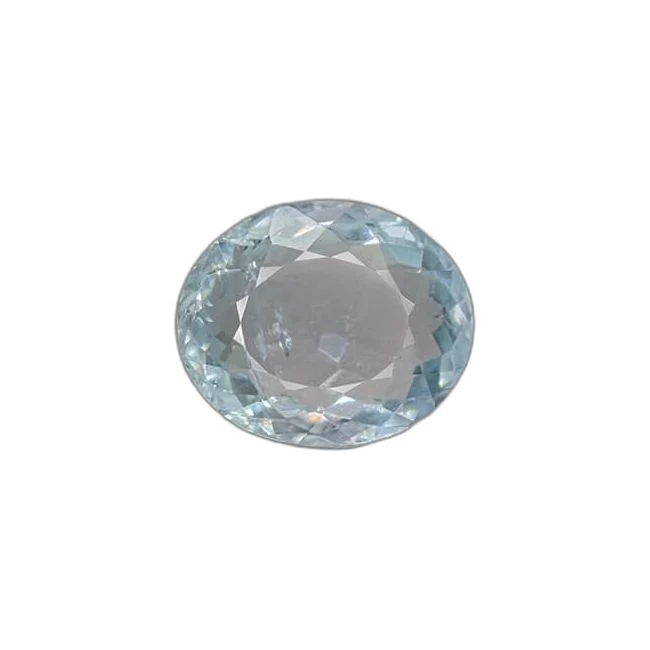 5.28 cts Untreated Oval Aquamarine