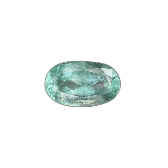 3.91 cts Untreated Oval Emerald