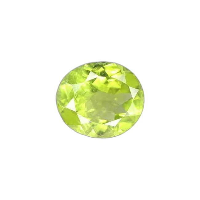 6.91 cts Untreated Round Peridot