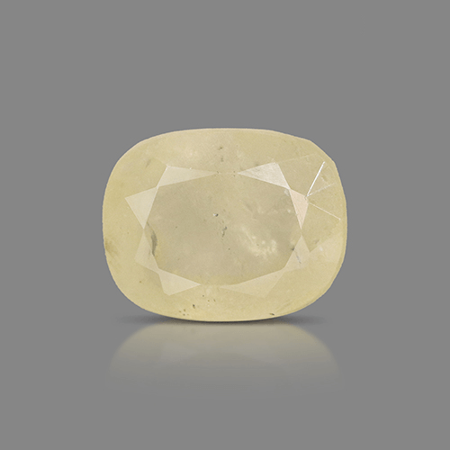 9.00 Carat Natural Untreated Yellow Sapphire – Cushion