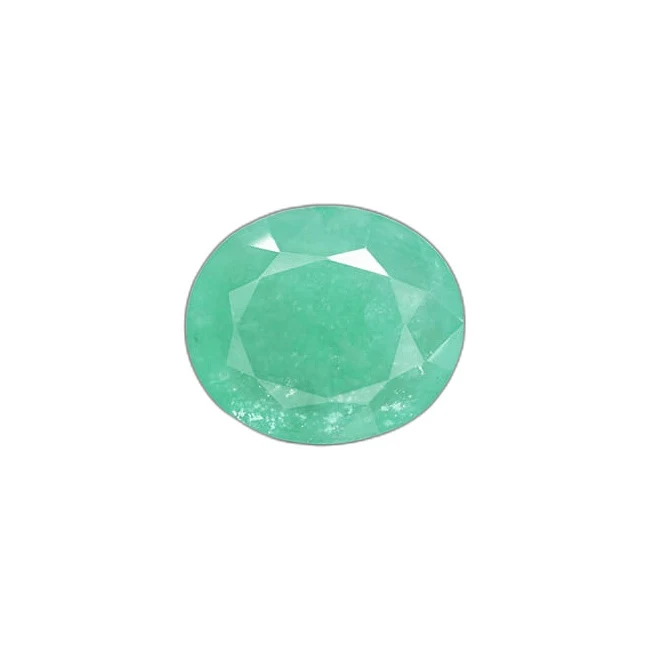 5.46 cts Untreated Round Emerald