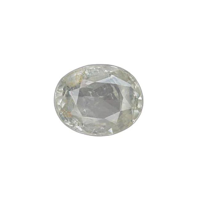 3.84 cts Untreated Oval Sapphire