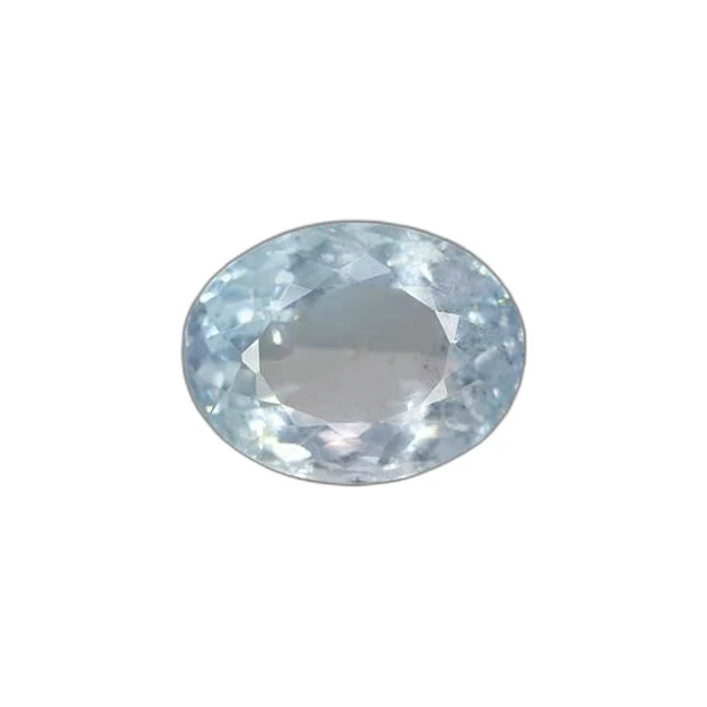 6.73 cts Untreated Oval Aquamarine