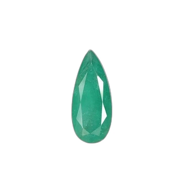 10.17 cts Untreated Pear Emerald