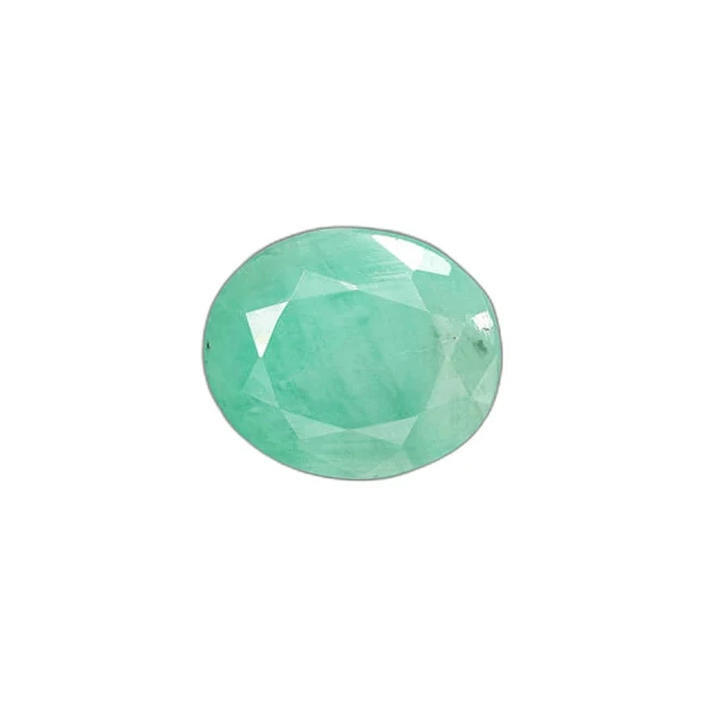 6.41 cts Untreated Oval Emerald