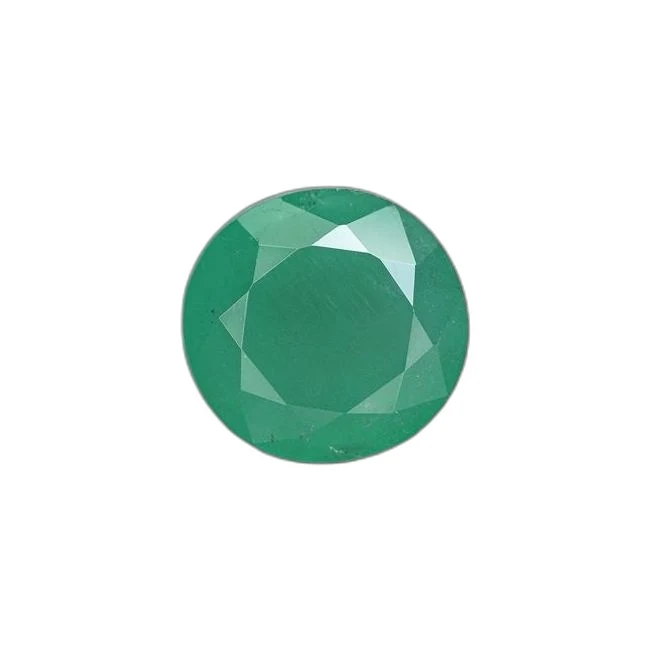 11.85 cts Untreated Round Emerald