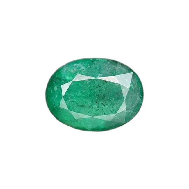 8.09 cts Untreated Oval Emerald