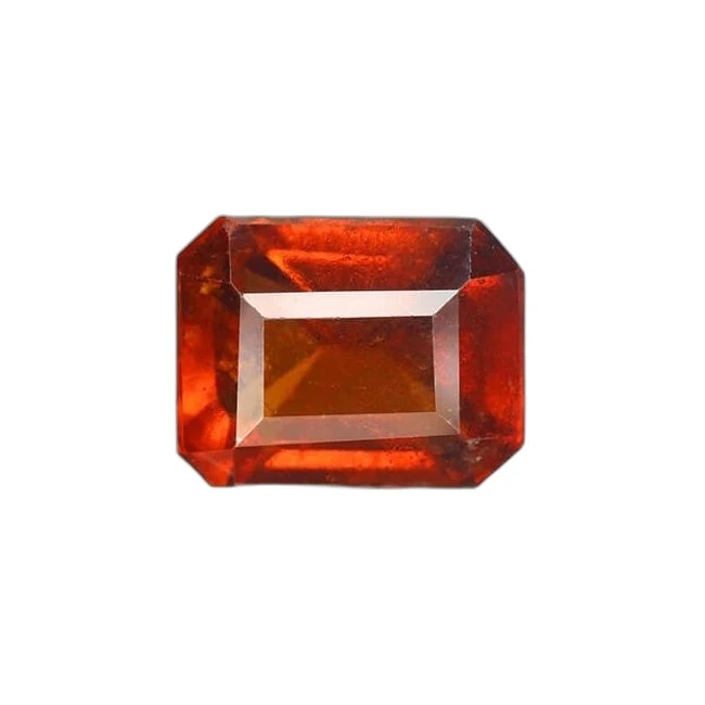6.74 cts Untreated Emerald Hessonite