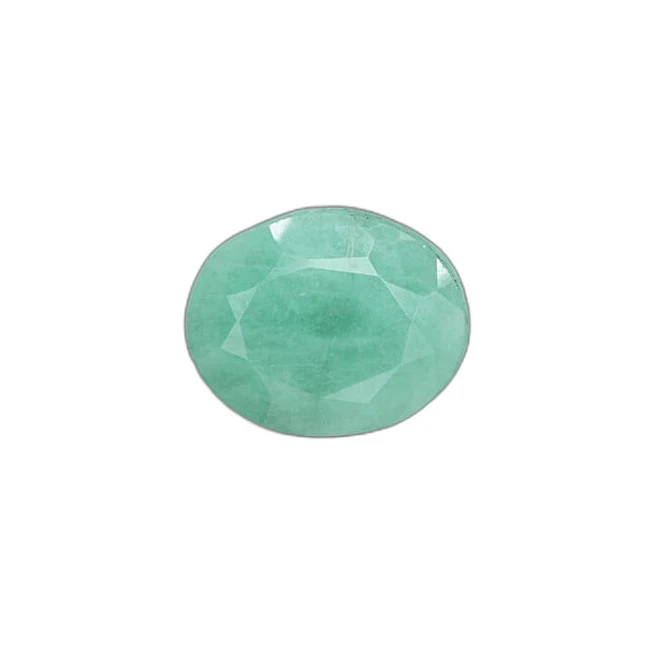 6.83 cts Untreated Oval Emerald