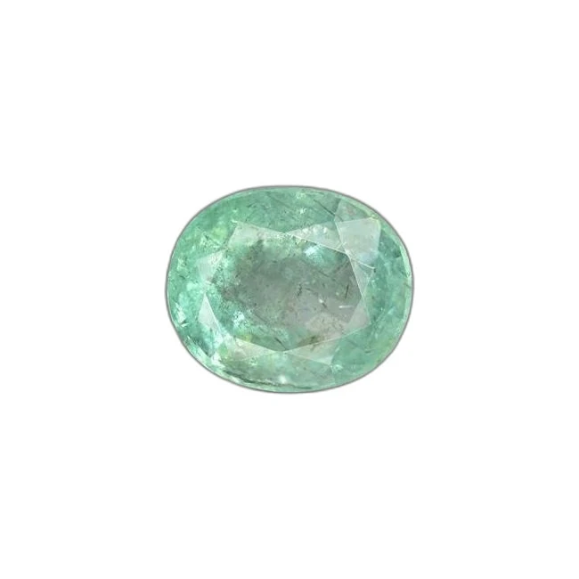 6.33 cts Untreated Oval Emerald