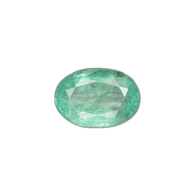 3.93 cts Untreated Oval Emerald