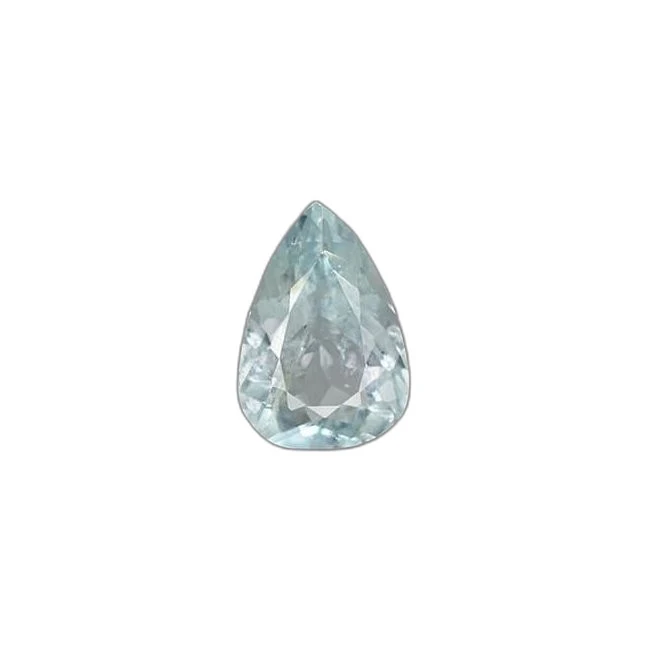 2.71 cts Untreated Pear Aquamarine