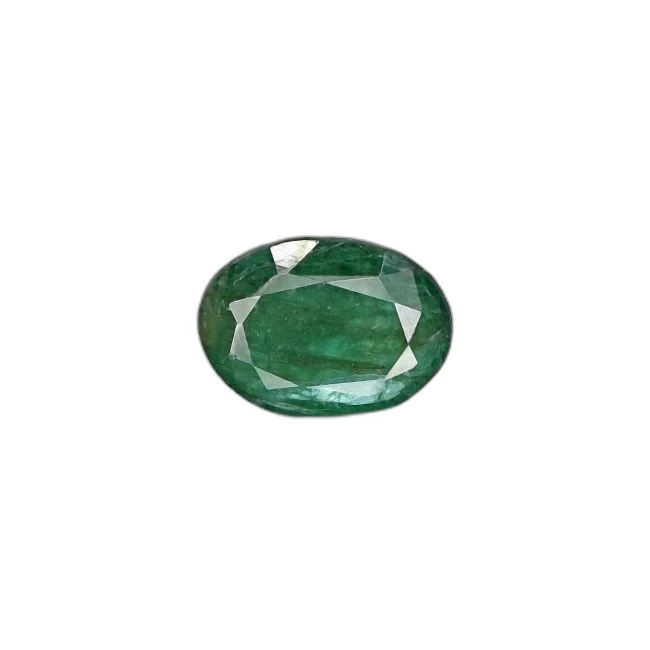 9.61 cts Untreated Oval Emerald