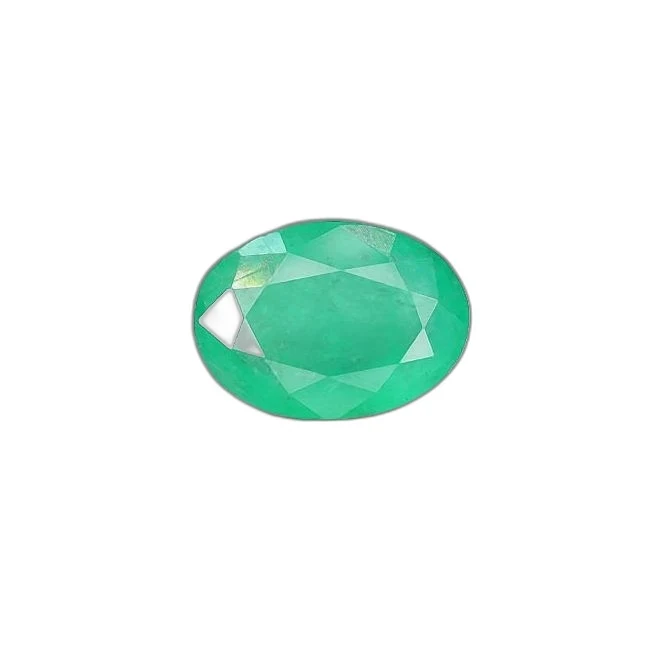 3.7 cts Untreated Oval Emerald Emerald