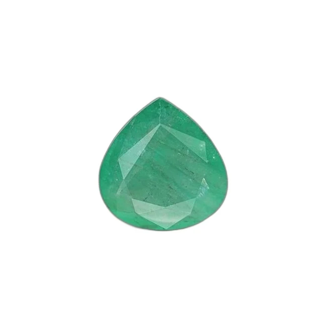 6.81 cts Untreated Pear Emerald