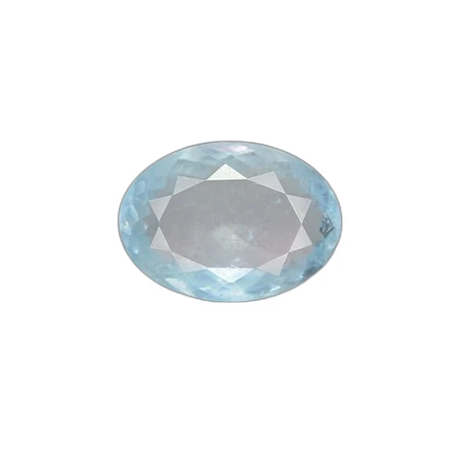 4.87 cts Untreated Oval Aquamarine