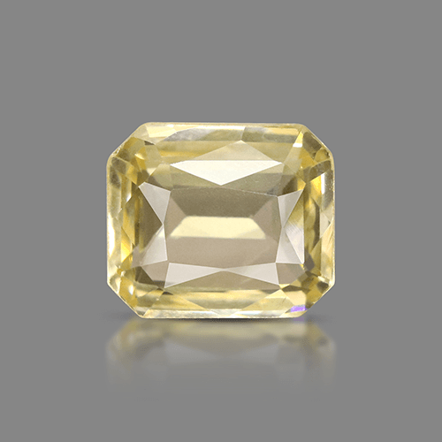 1.96 Carat Natural Untreated Yellow Sapphire – Octagon