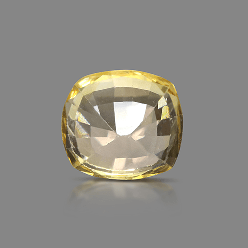 1.61 Carat Natural Untreated Yellow Sapphire – Cushion