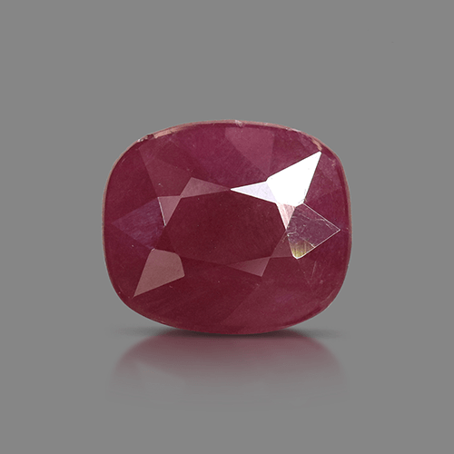 5.13 Carat Natural Untreated Ruby – Cushion